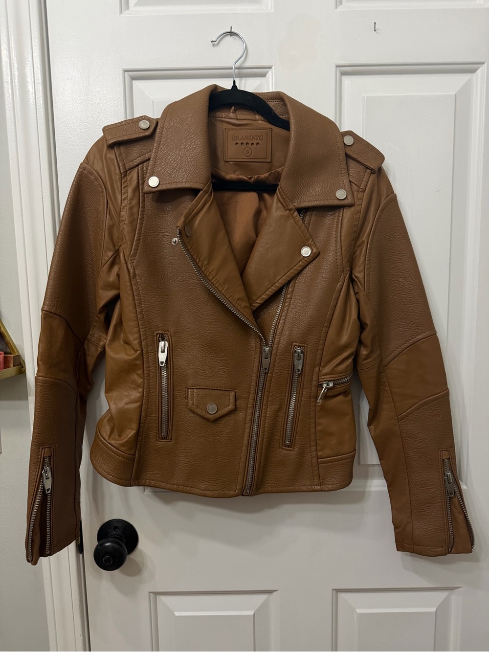 Faux Leather Moto Jacket NWOT